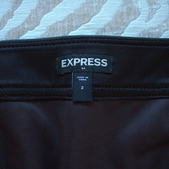 Express Faux Leather Zip-Up Mini Skirt - Picture 7 of 7